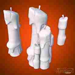 Special Halloween candle