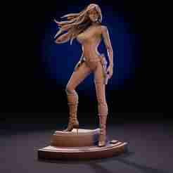 STL 3D Model Fanart – Niko - The Adventures of the Galaxy Rangers Statue | 1:10 Scale | Printable Figure