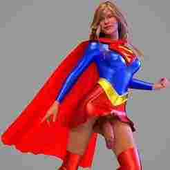 Supergirl Futanari Statue