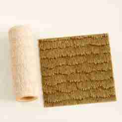 Thatch Roof Texture Roller STL File no.2 – Seamless Texture Roller for Clay, Pottery, Fondant and Crafts