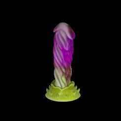 twisted dildo with spikes