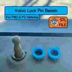 Volvo Lock Pin Bezels (P80, P2 series)