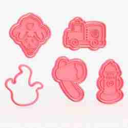 Firefighters cookie cutter set of 5