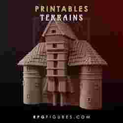 Printable Terrains - Gdansk Zuraw (The Crane)