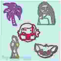 Moana Cookie Cutters