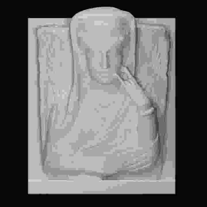 Portrait of a deceased woman