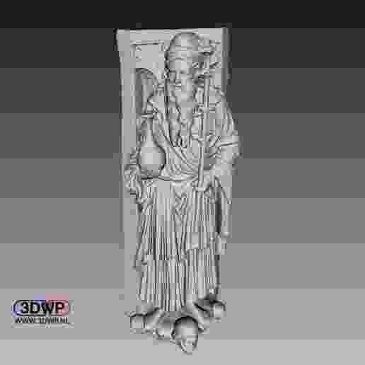 Golden Gate Of Freiberg Cathedral Statue 3D Scan