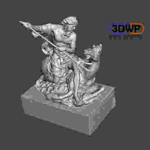 Neptune Sculpture (Greek Statue 3D Scan)