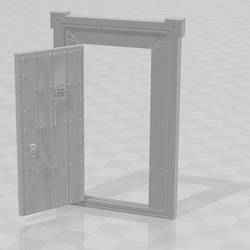 Rustic mediabal door