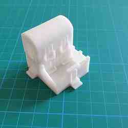 Dollhouse Miniature 1:24 Greek Island House - Instant Download STL file for 3D printing