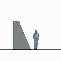 Boundary Wall 8 (Versi long puzzle) 1:64 scale