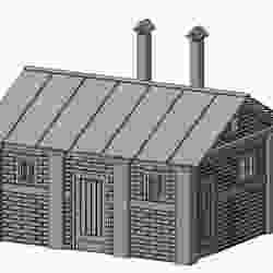 THE RESTROOM WITH A FOUR-POINT LAMP