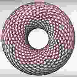 Rodin Coil Torus .STL 10 INCHES Diameter Coil | iToroid Vortex Wave Field Generator | PEMF Coil 2 x 24 groves