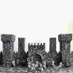 Castle builder - Square small towers