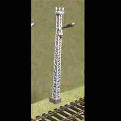 [ZM H0 scale] Openwork electric pole with one lamp (resin)