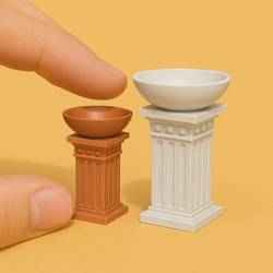 Miniature Pedestal 1/12 scale for Doll House, Diorama