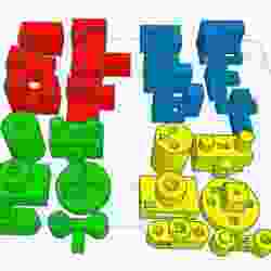 Classroom Blocks for Multiview Orthogonal Drawings Ruler Measuring Practice