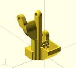 Holder for ionizer - Halterung fÃ¼r Ionisator