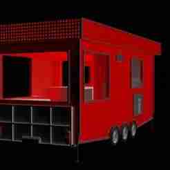 1:14 'Paybox Trailer'  Funfair Model Token Booth