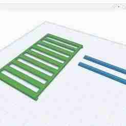 1/18 scale roof rack and rails