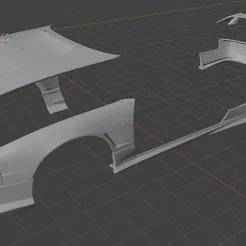 1:24 RailWork bodykit for fujimi nissan 180sx