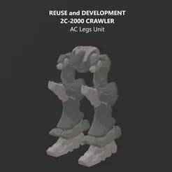 30 Minutes Missions 2C-2000 CRAWLER AC Legs Unit Armored Core 6