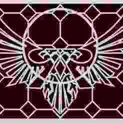 30k Emperors Children Chaos Space Marine display bases and topper for Lucius