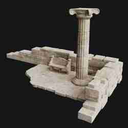 Ancient Ruin Greek/Roman Temple - Monument & Column 2