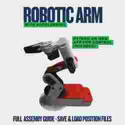 Arduino robotic arm with autolearning