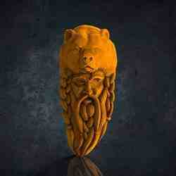 Bear Man 3D STL Model for CNC Router, Artcam, Vetric, Engraver, Relief, Carving, Cut 3D, Stl File For Cnc Router, Wall Decor