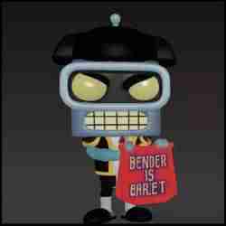 Bender domador de toros funko pop