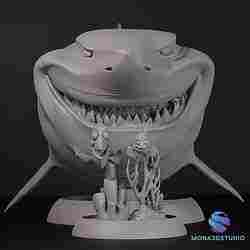 Bruce Marlin and Dory Diorama 3D Model STL  Pre-Supported