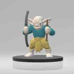 Chibi Goblin  fighter 3d printable model