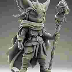 Chibi Wizard Statue