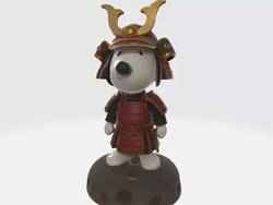 Classic Snoopy on the Samurai Moonstone