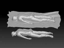 Crime Scene Bloody man 1