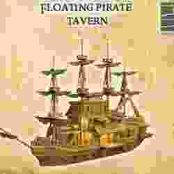 Floating Pirate Tavern 28 mm Tabletop Terrain