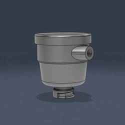 Gen 4 LS - 1LE Style PCV Oil separator. Similar to GM PN 12653073. 1/4 NPT REAR port