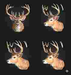 Geometric Deer Head Wall Trophy 3D Modern Decorative Sculpture