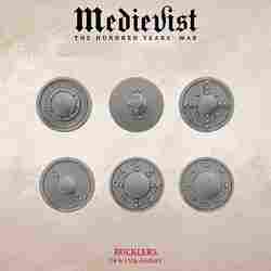 Medieval weapons and shields 14th and 15th century