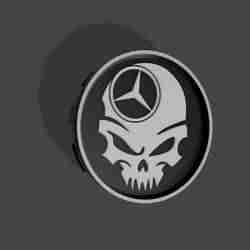 Mercedes 69 mm wheel cap (center cap)
