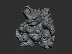 nidoking pokeman zombie cnc  model