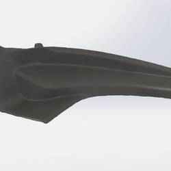 Nissan X-Trail T31 2007-2014 Front Right Pari Cowl Seal  Wiper Side Extension Cover. OEM Number 66894JG000