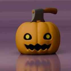 Pumpkinmon Digimon Fanart Head Free Halloween