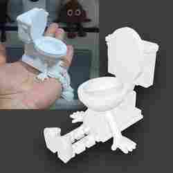 Toilet Flexi Figure – Funny Articulated 3D Print (8cm)