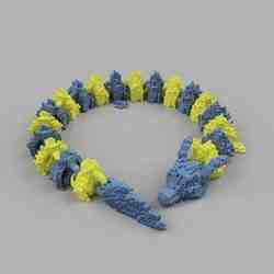 Mafsallı voksel ejderha