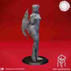 Succubus - Masaüstü Minyatür (Ön Destekli)