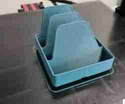 Gridfinity 3 sıralı pense tutucu