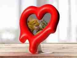 ERIMIŞ KALP ÇERÇEVE