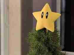 Noel ağacı kabı - Mario Süper yıldız